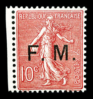 ** N°4, 10c Rose, Très Bon Centrage. TTB  Cote: 195 Euros  Qualité: ** - Timbres De Franchise Militaire