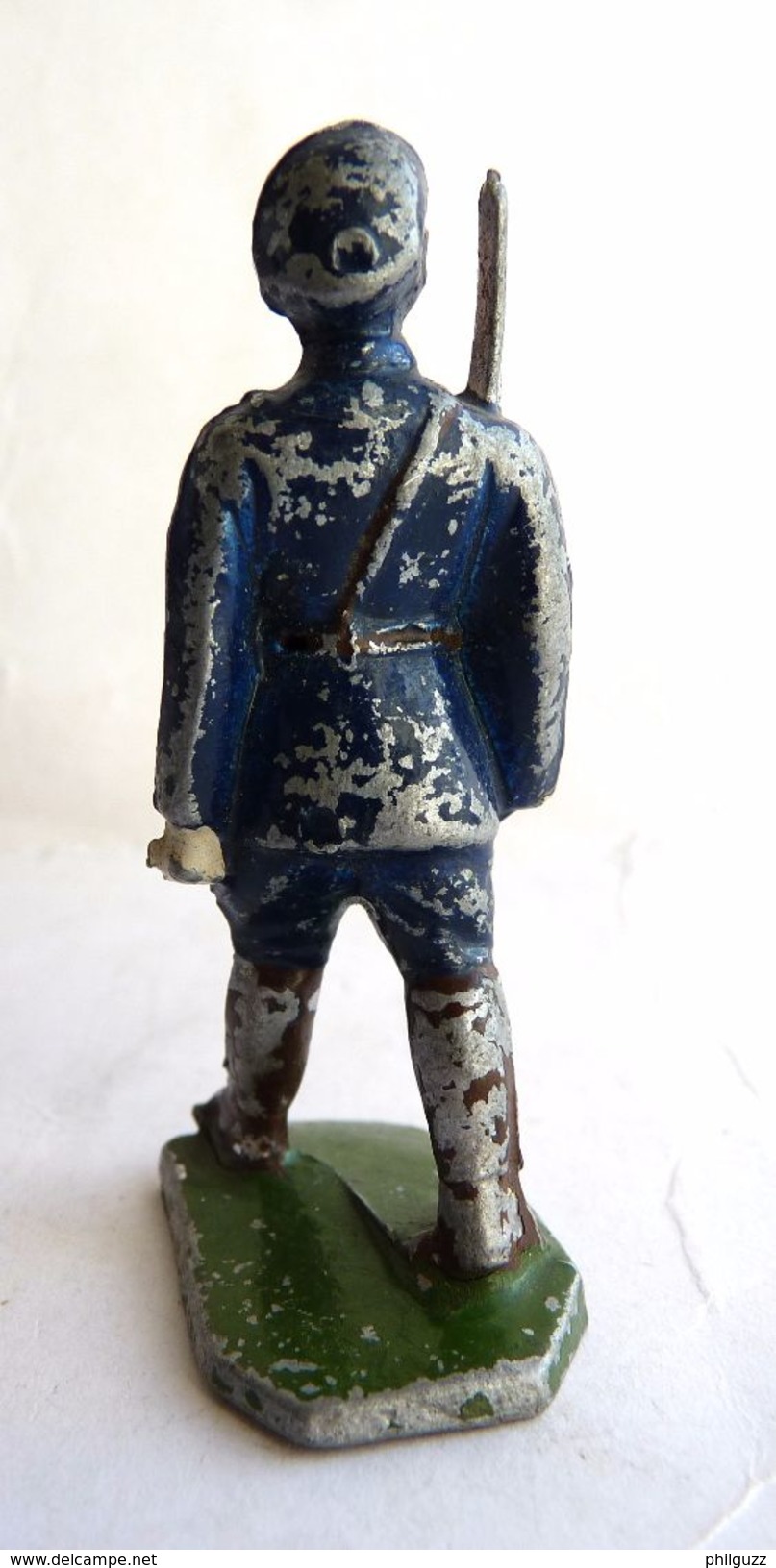 FIGURINE QUIRALU CHASSEURS ALPINS CHASSEUR ALPIN OFFICIER Au Défilé - ALUMINIUM - Quiralu