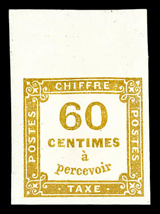* N°8, 60c Bistre, Bord De Feuille, SUPERBE (signé Calves/certificat)  Cote: 800 Euros  Qualité: * - 1859-1959 Oblitérés