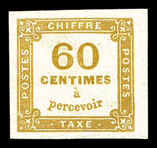 * N°8, 60c Bistre, Quatre Belles Marges, TTB (signé Brun/certificat)  Cote: 800 Euros  Qualité: * - 1859-1959 Oblitérés