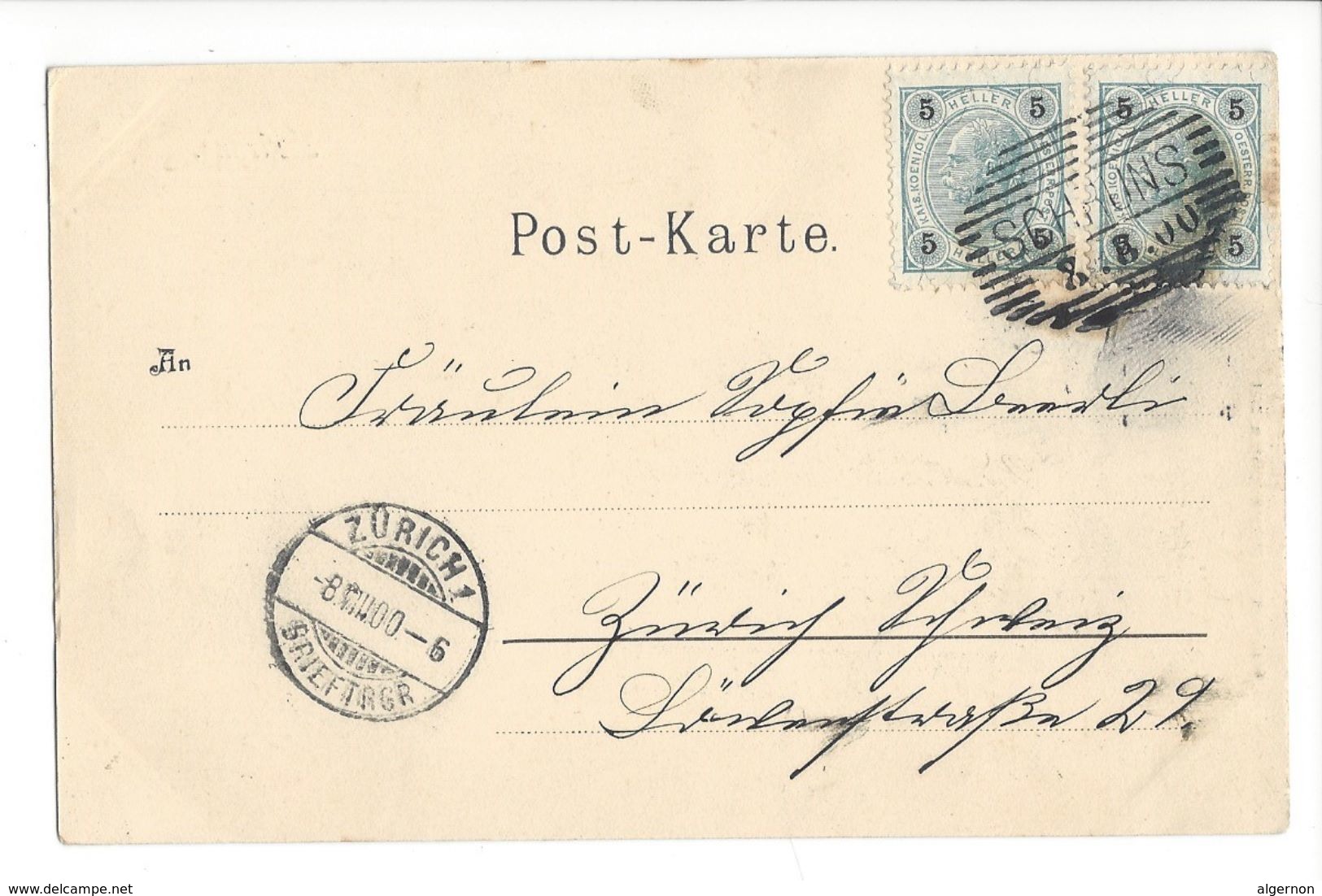 17603 - Schruns  Cachet 1900 - Autres & Non Classés