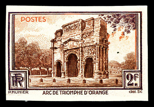 ** N°389, Arc De Triomphe D'Orange. TTB  Cote: 225 Euros  Qualité: ** - Autres & Non Classés