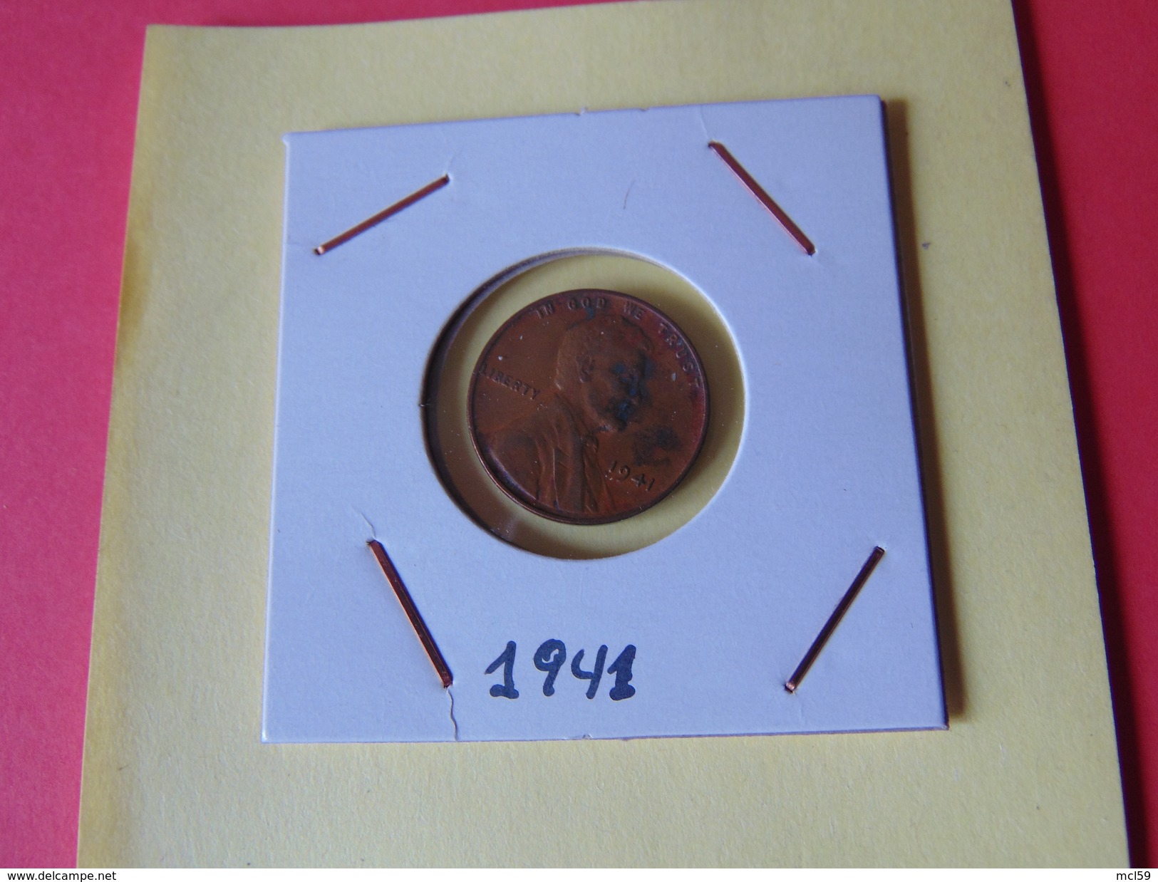 Lincoln 1941 - 1909-1958: Lincoln, Wheat Ears Reverse