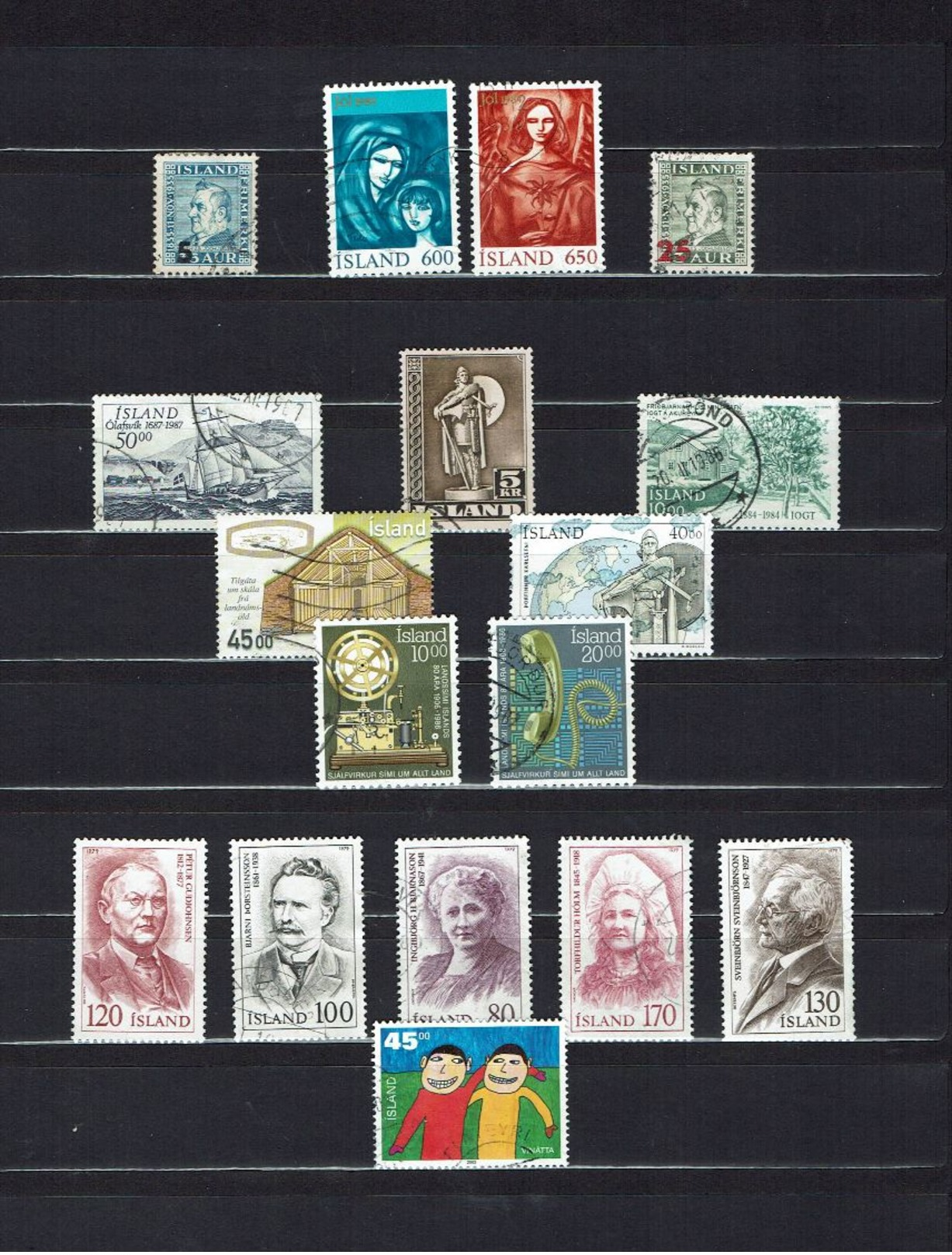 ICELAND...mixed Condition...mostly Used - Mezclas (max 999 Sellos)