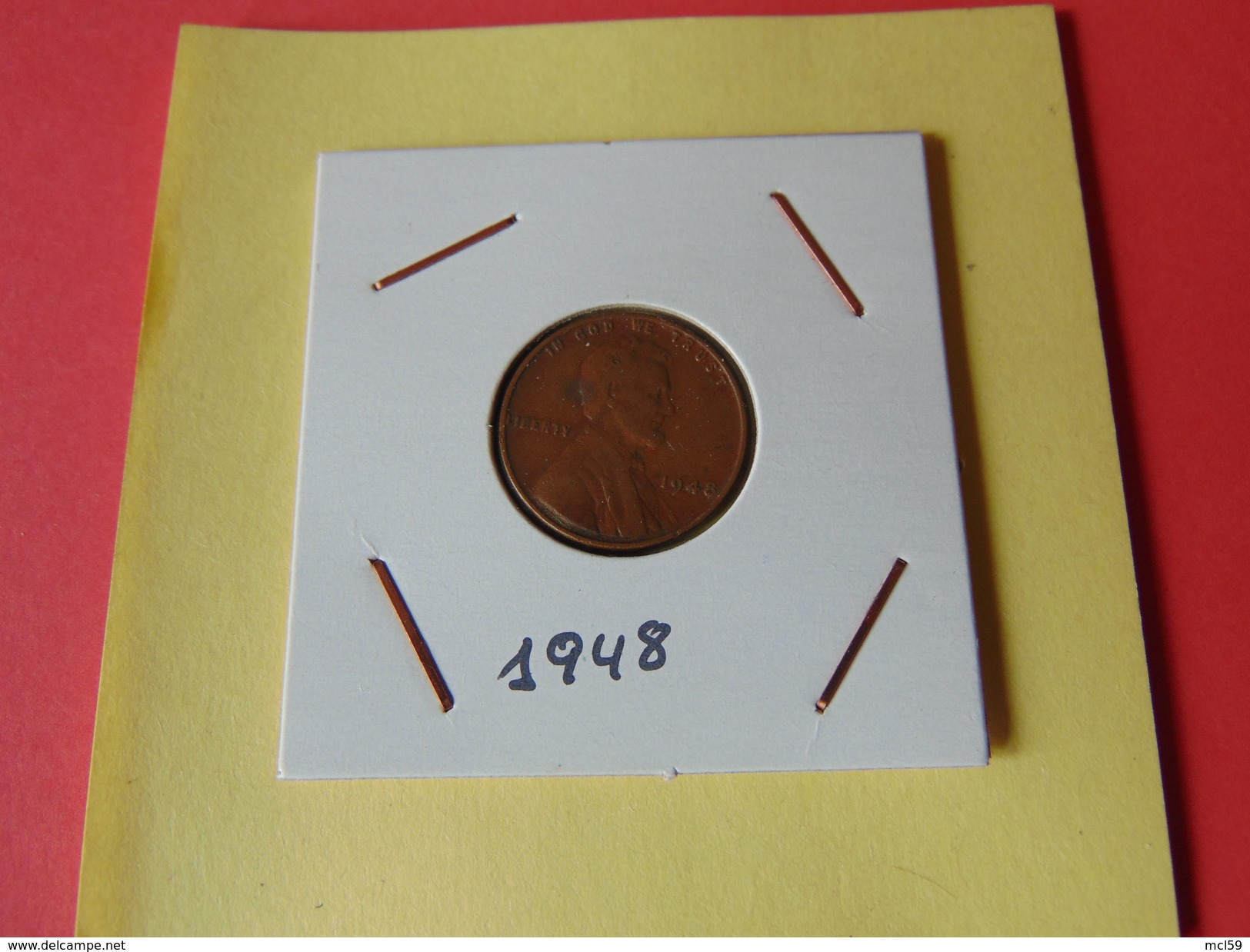Lincoln 1948 - 1909-1958: Lincoln, Wheat Ears Reverse