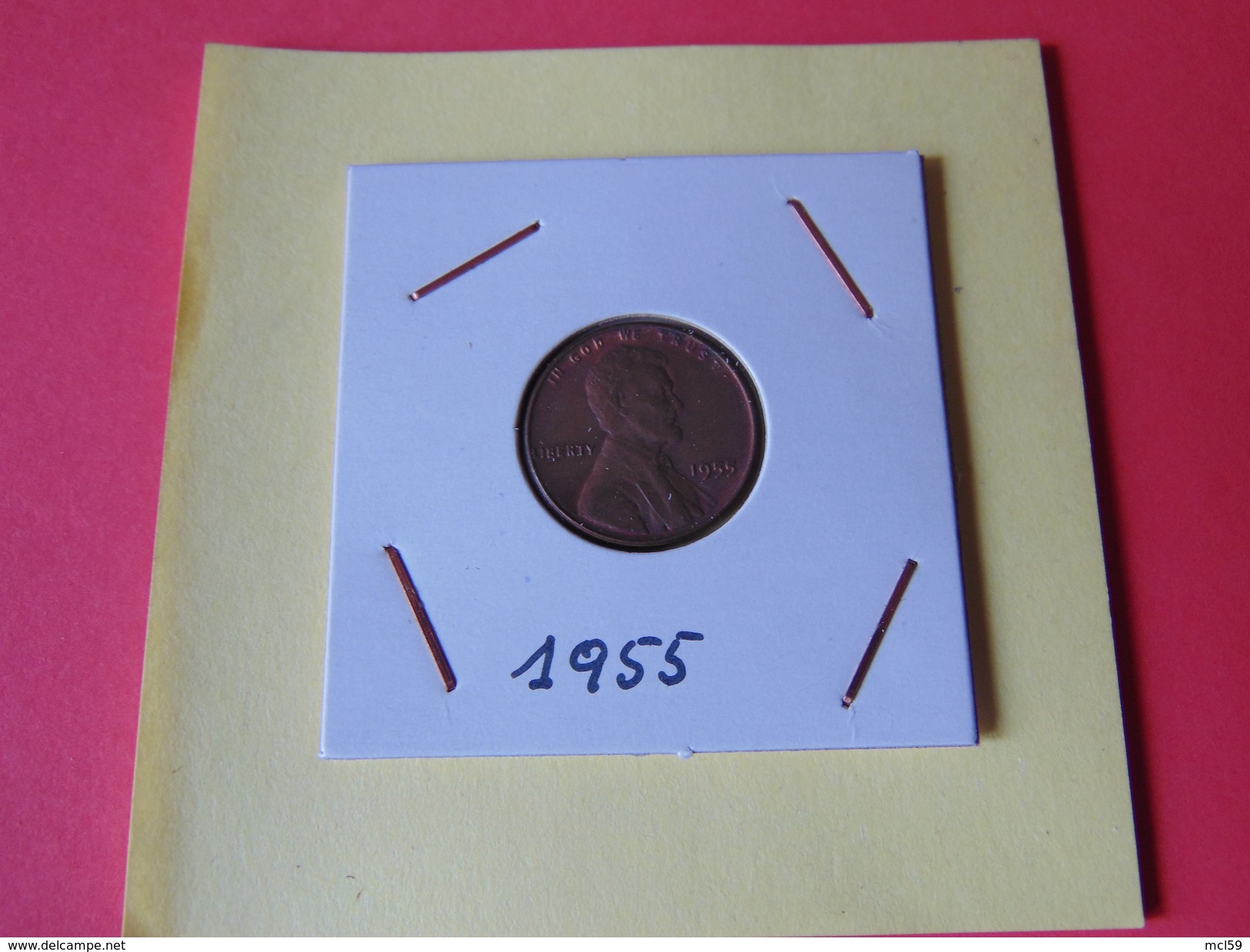 Lincoln 1955 - 1909-1958: Lincoln, Wheat Ears Reverse