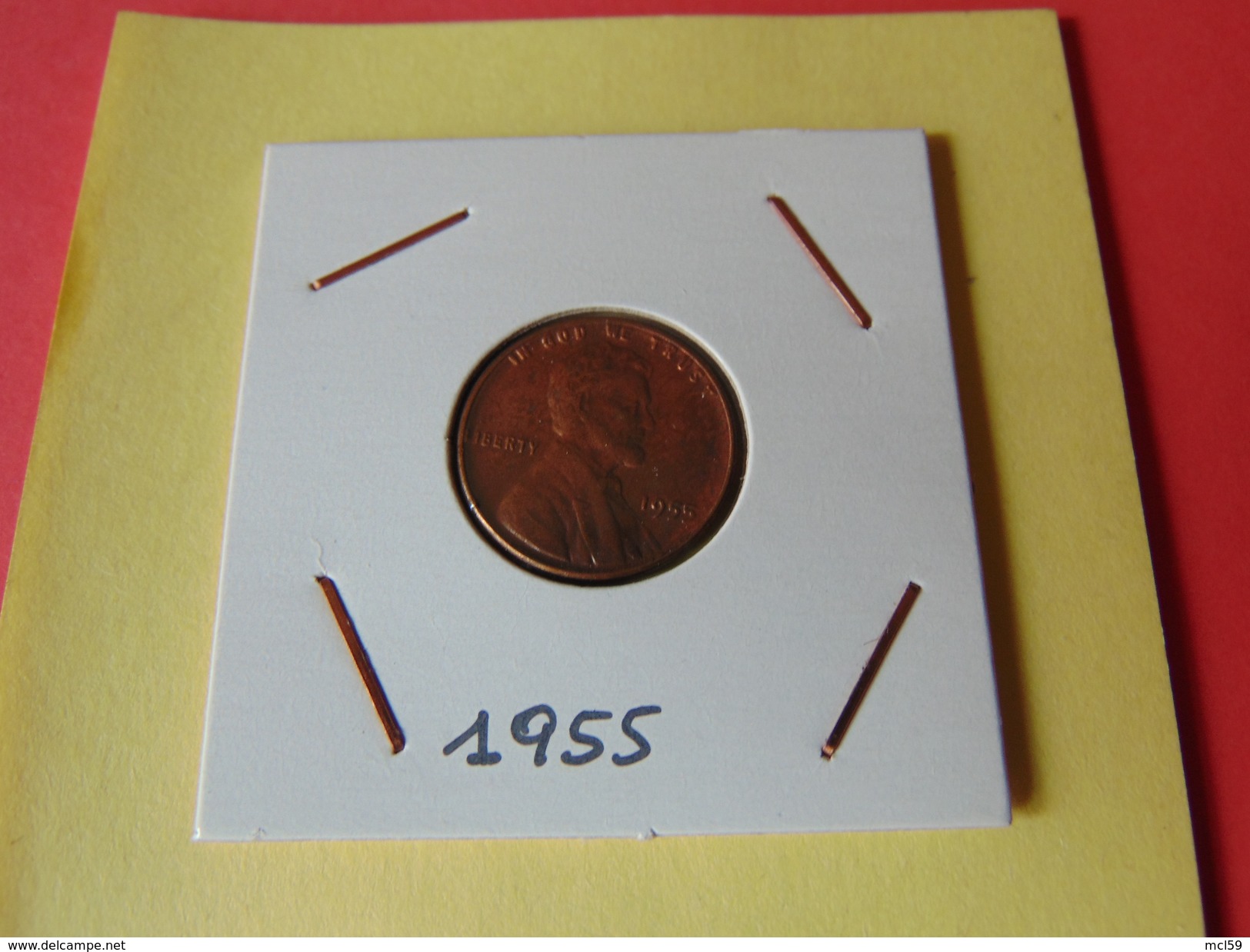 Lincoln 1955 - 1909-1958: Lincoln, Wheat Ears Reverse