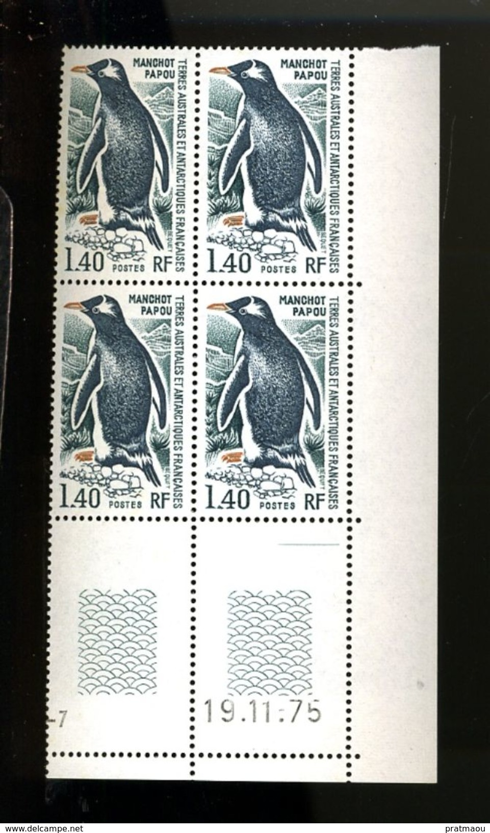 P10 N° 60 NEUF XX, Bloc Daté De 4 - Unused Stamps