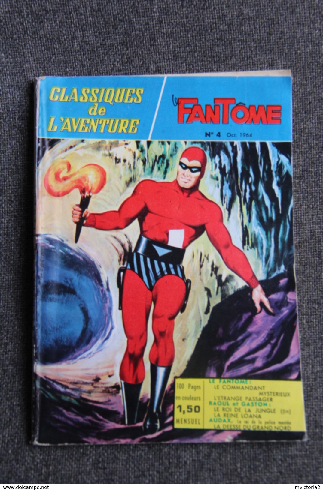 Classiques De L'Aventure :LE FANTOME : N°4 : " Le Commandant Mystérieux". - Autre Magazines