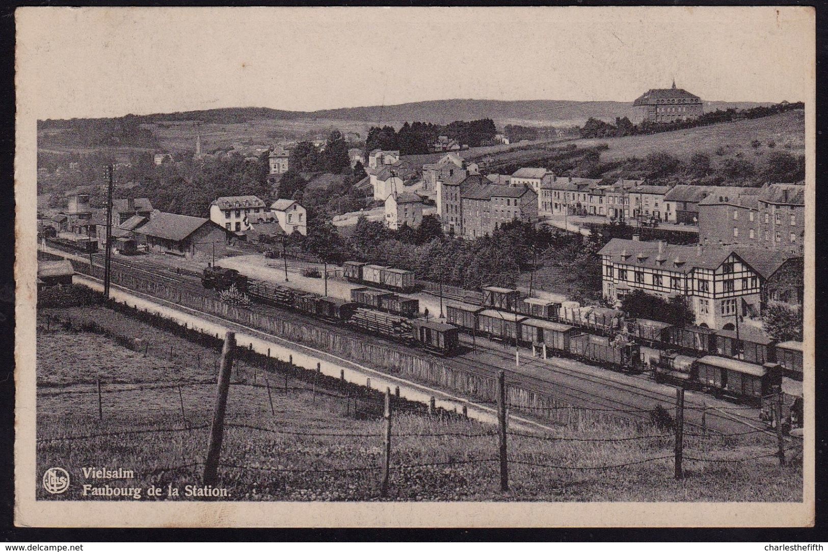 VIELSALM FAUBOURG DE LA STATION - Belle Carte - TRAIN - LOCOMOTIVE - Vielsalm