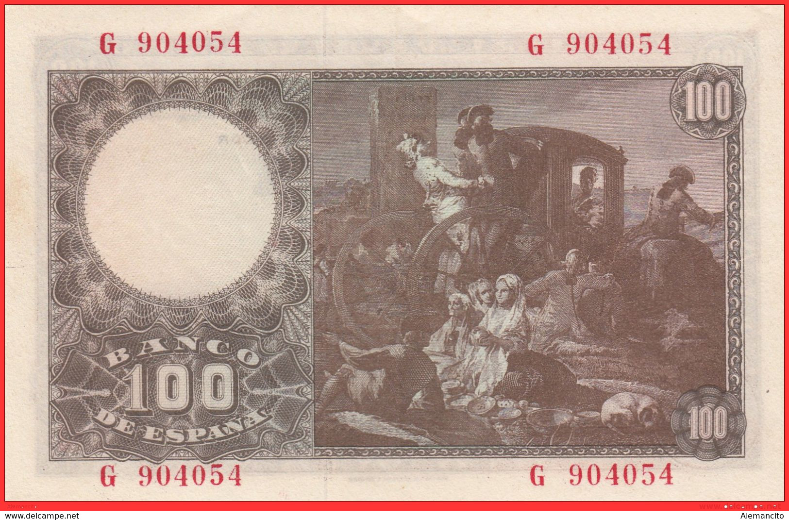 ESPAÑA  BILLETE DE 100 Ptas.   DEL 2 DE MAY 1948   ( BILLETE  PLANCHA PERFECTO ESTADO SIN CIRCULAR ) - 100 Pesetas