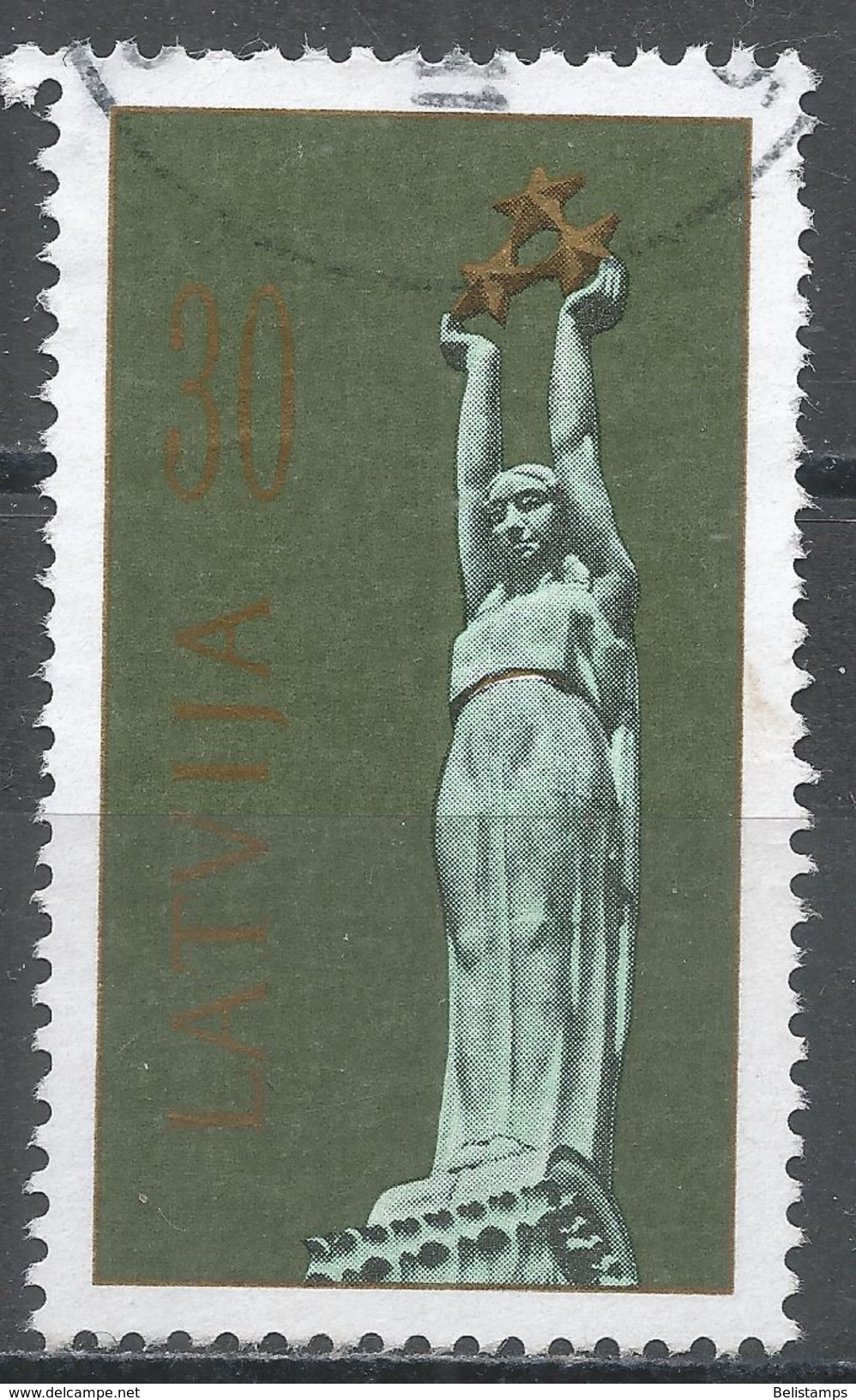 Latvia 1991. Scott #315 (U) Liberty Monument, Riga - Lettonie