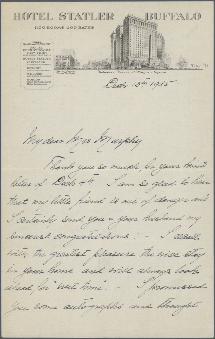 Br Thematik: Antarktis / Antarctic: 1925, ROALD AMUNDSEN, Handwritten Letter (Dec 13th) On Illustrated Lettersheet Of "H - Autres & Non Classés