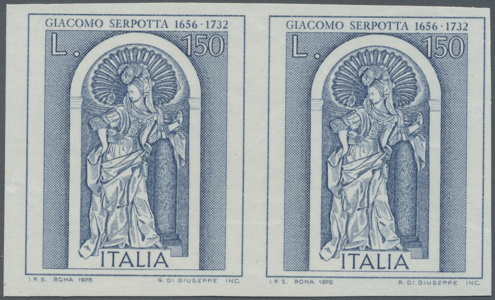 (*) Thematik: Malerei, Maler / Painting, Painters: 1976, Italy. Imperforate Proof Pair For The 150 L Value Of The Painti - Altri & Non Classificati