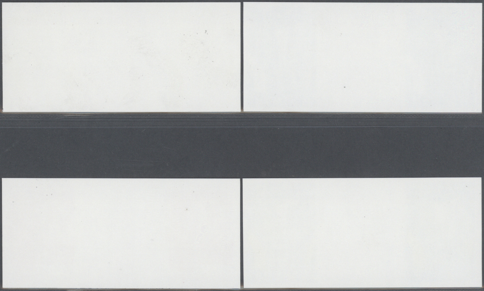 ** Thematik: Malerei, Maler / Painting, Painters: 1996, UN New York. Imperforate Gutter Pair + Progressive Proof (6 Phas - Altri & Non Classificati