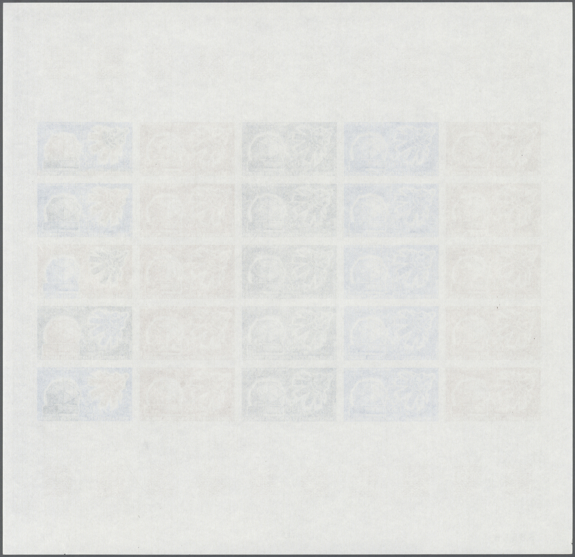 ** Thematik: Raumfahrt / Astronautics: 1979, F.S.A.T. Complete Color Proof Sheet Of 25 For The 1.90fr Value Of The Airma - Altri & Non Classificati