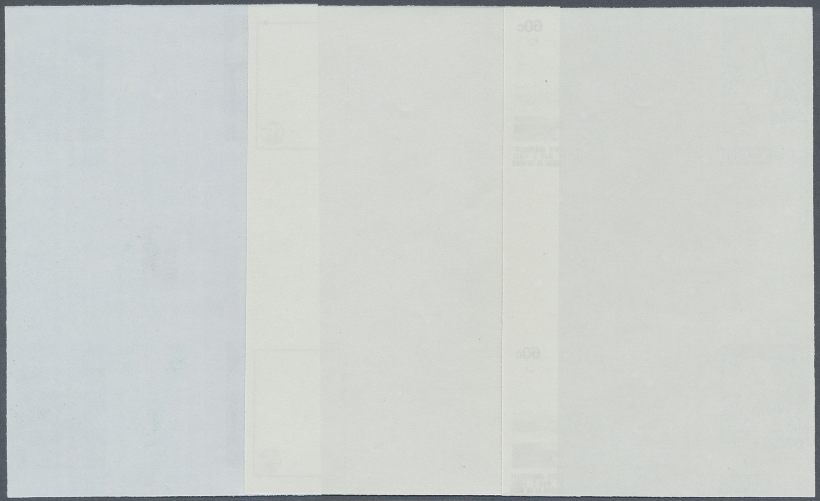 ** Thematik: Raumfahrt / Astronautics: 1979, Niue. Progressive Proof (6 Phases) In Cross Gutter Blocks Of 4 For The 35c - Altri & Non Classificati