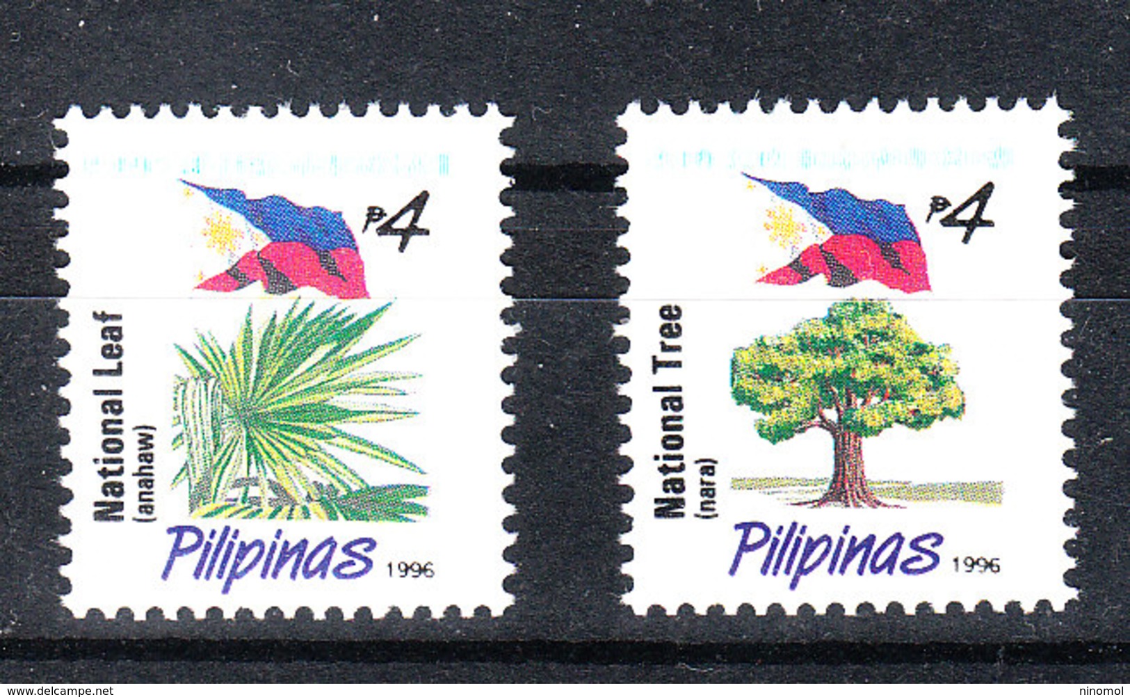 Filippine  Philippines  -  1996. Arbusto  E  Albero Tipici Delle Filippine. Shrub And Tree Typical.  Millesimo 1996. MNH - Vegetazione