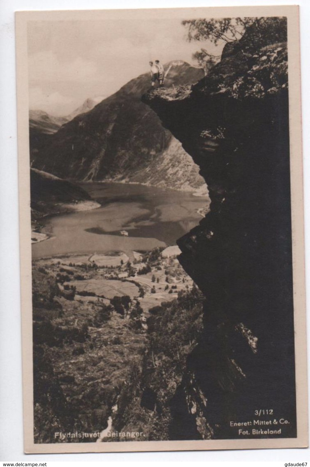 NORVEGE / NORGE - FLYDALSJUVET GEIRANGER - Norwegen