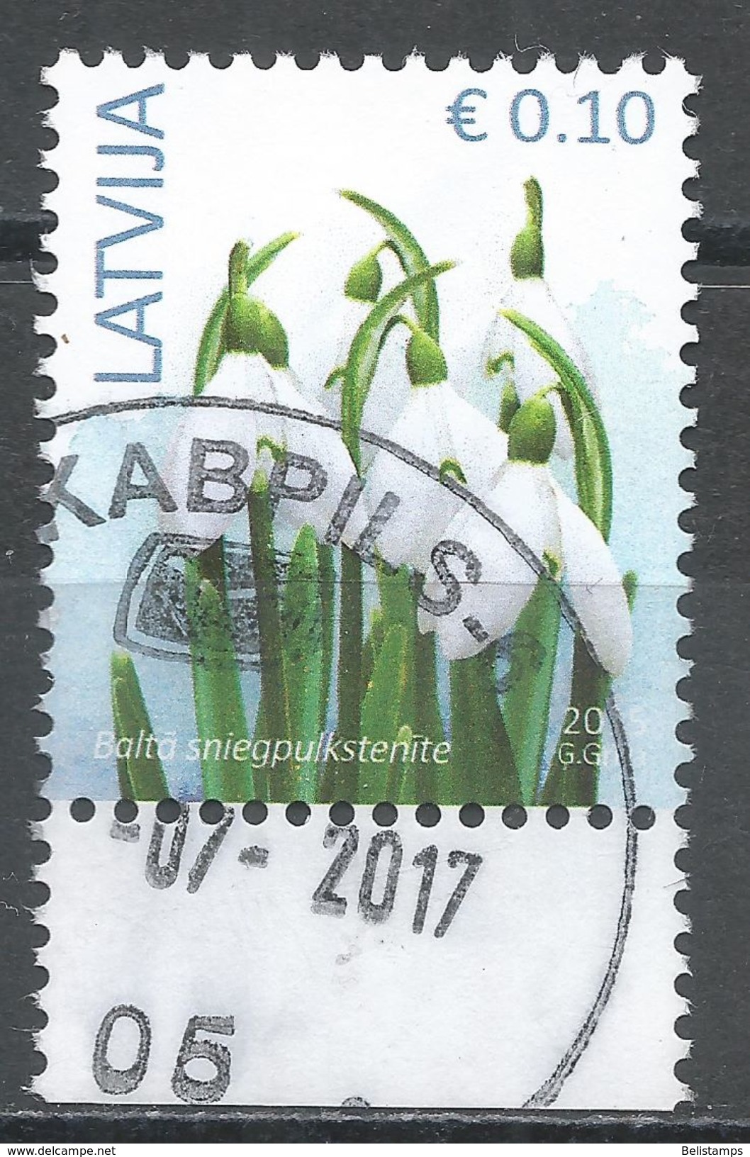 Latvia 2015. Scott #895 (U) Crocuses, Fleurs, Flowers * - Lettonie