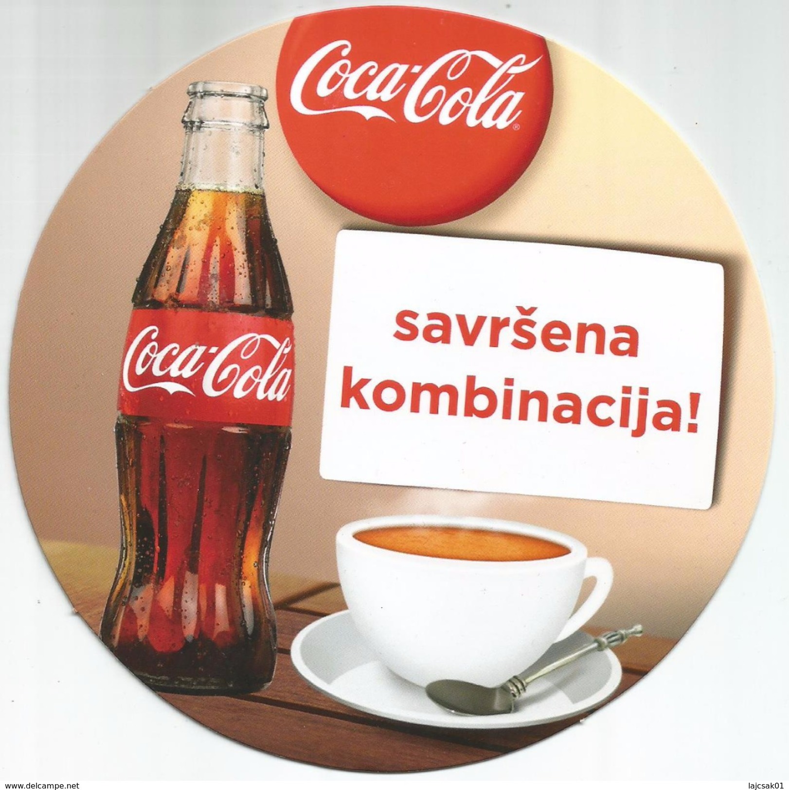 COCA COLA New Coaster From Serbia - Bierviltjes