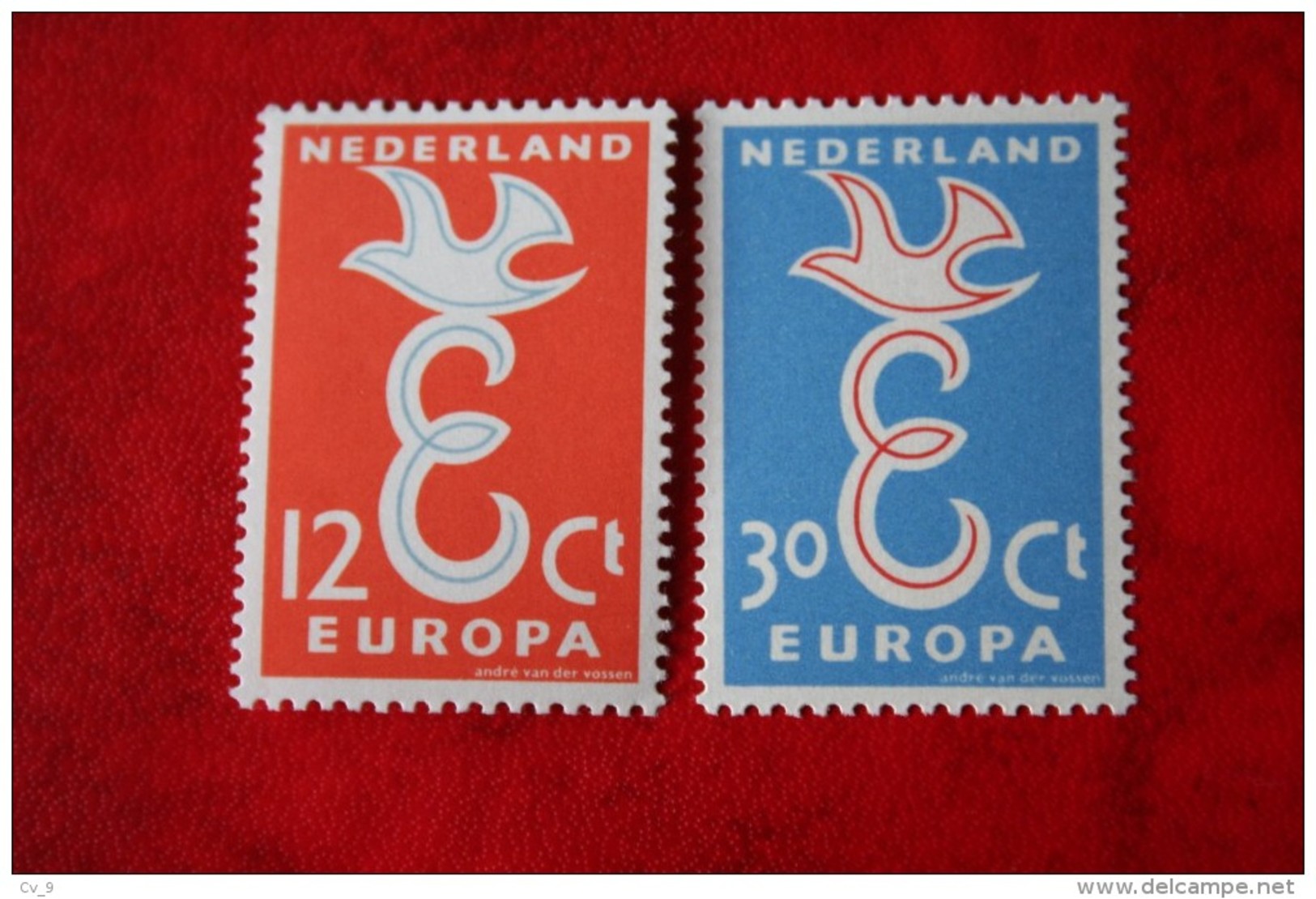 Europa CEPT NVPH 713-714 (Mi 718-719); 1958 POSTFRIS / MNH / ** NEDERLAND / NIEDERLANDE - Ungebraucht
