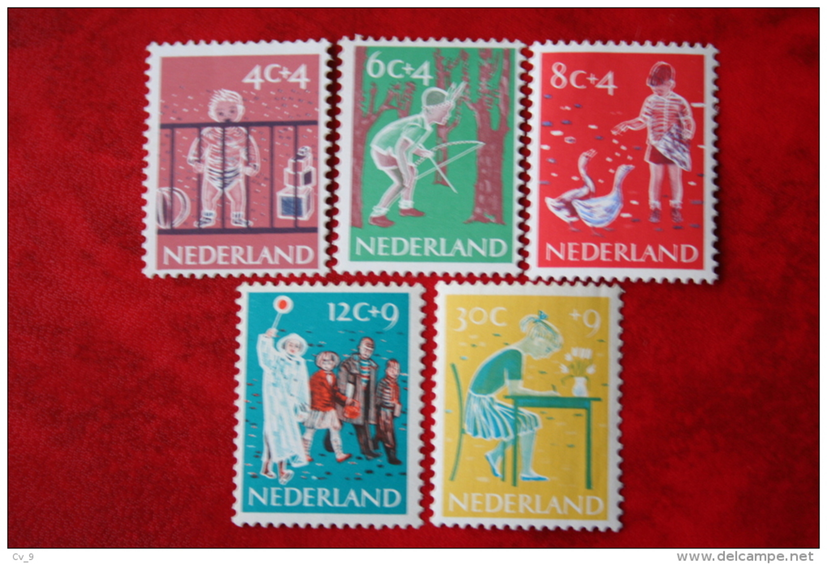 Kinderzegels, Child Welfare Kinder Enfant NVPH 731-735 (Mi 739-743) 1959 POSTFRIS / MNH ** NEDERLAND / NIEDERLANDE - Ungebraucht