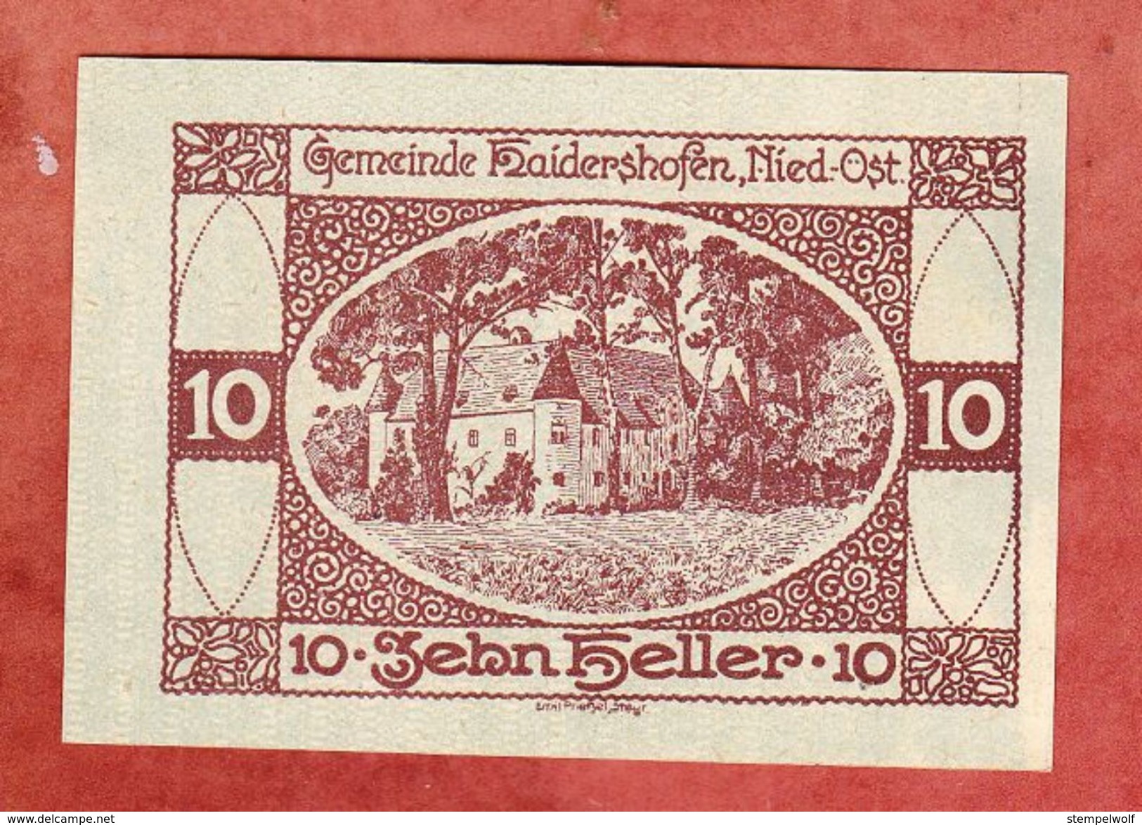 Notgeld, Gemeinde Haidershofen, 10 Heller, 1920 (41517) - Austria