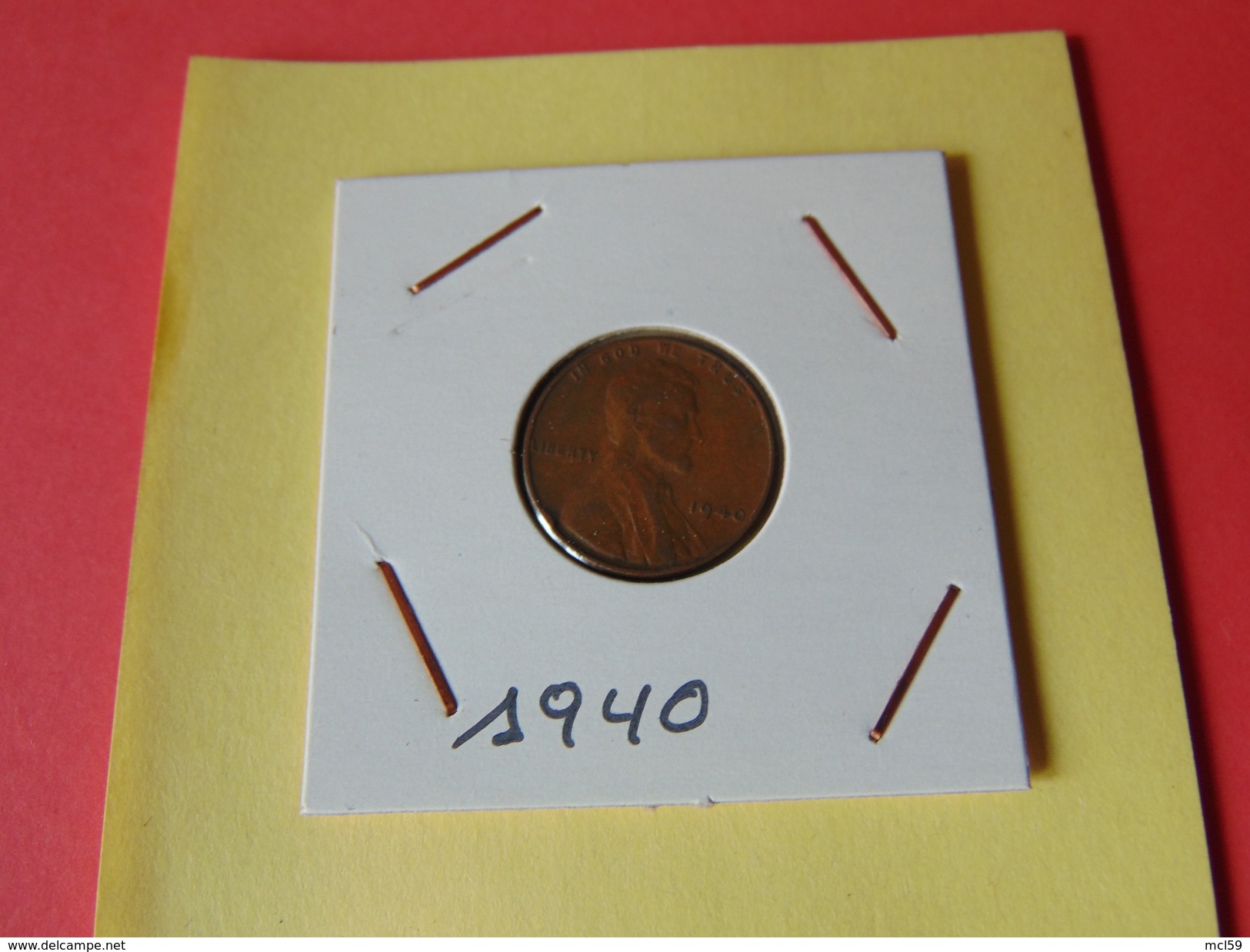 Lincoln 1940 - 1909-1958: Lincoln, Wheat Ears Reverse
