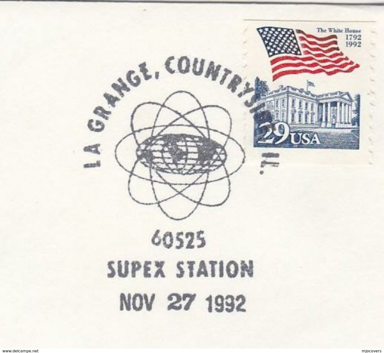 1992 La Grange USA SUPEX COVER EVENT Pmk ENERGY Symbol  Stamps - Other & Unclassified