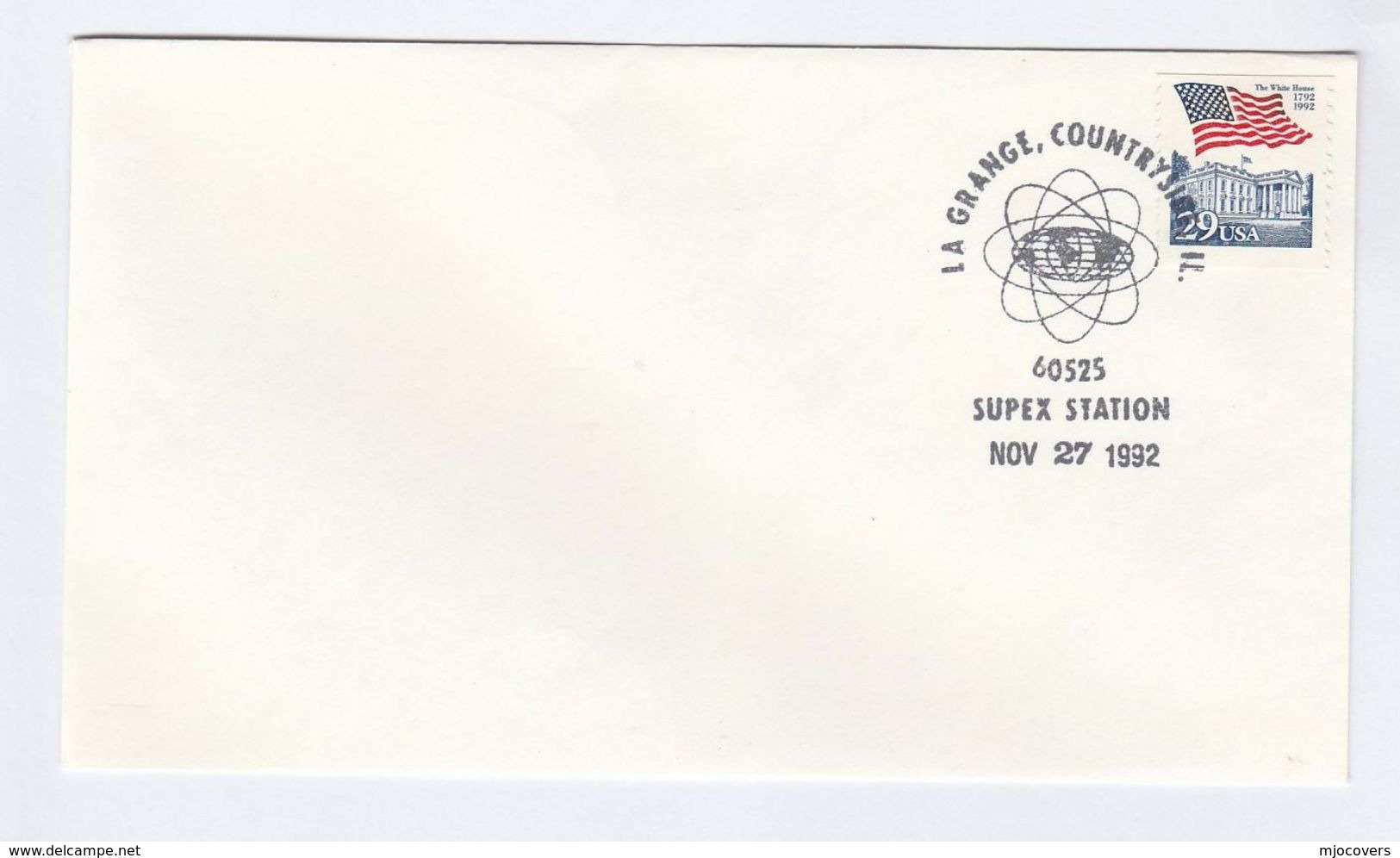 1992 La Grange USA SUPEX COVER EVENT Pmk ENERGY Symbol  Stamps - Other & Unclassified