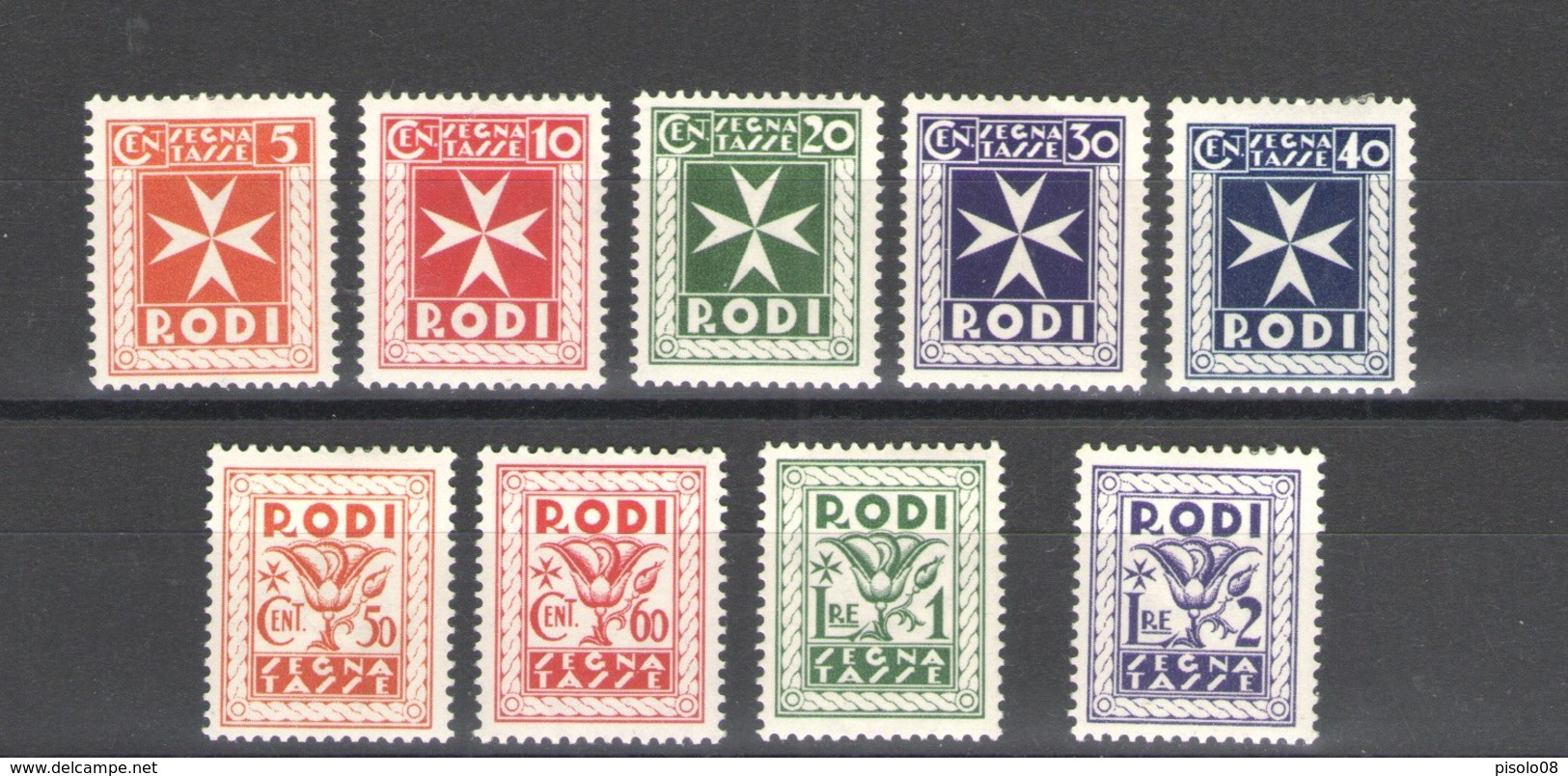 EGEO 1934 SEGNATASSE * LNH - Egeo