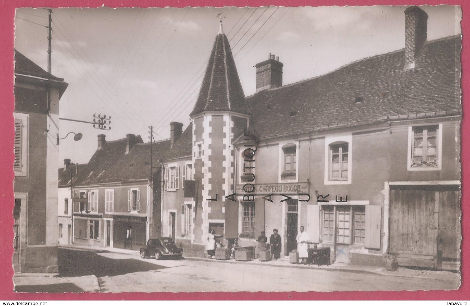 61 - CETON----Hotel Du Chapeau Rouge--automobile---animé--cpsm Pf - Autres & Non Classés