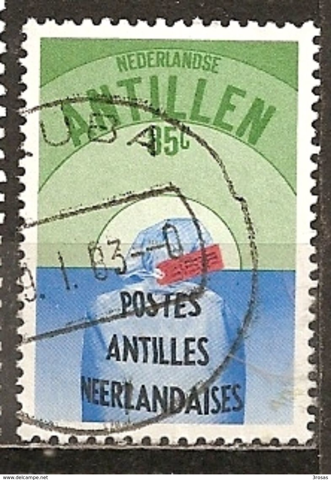 Antilles Neerlandaises Netherlands Antilles 1982 Postes Le Poste Obl - Curaçao, Nederlandse Antillen, Aruba