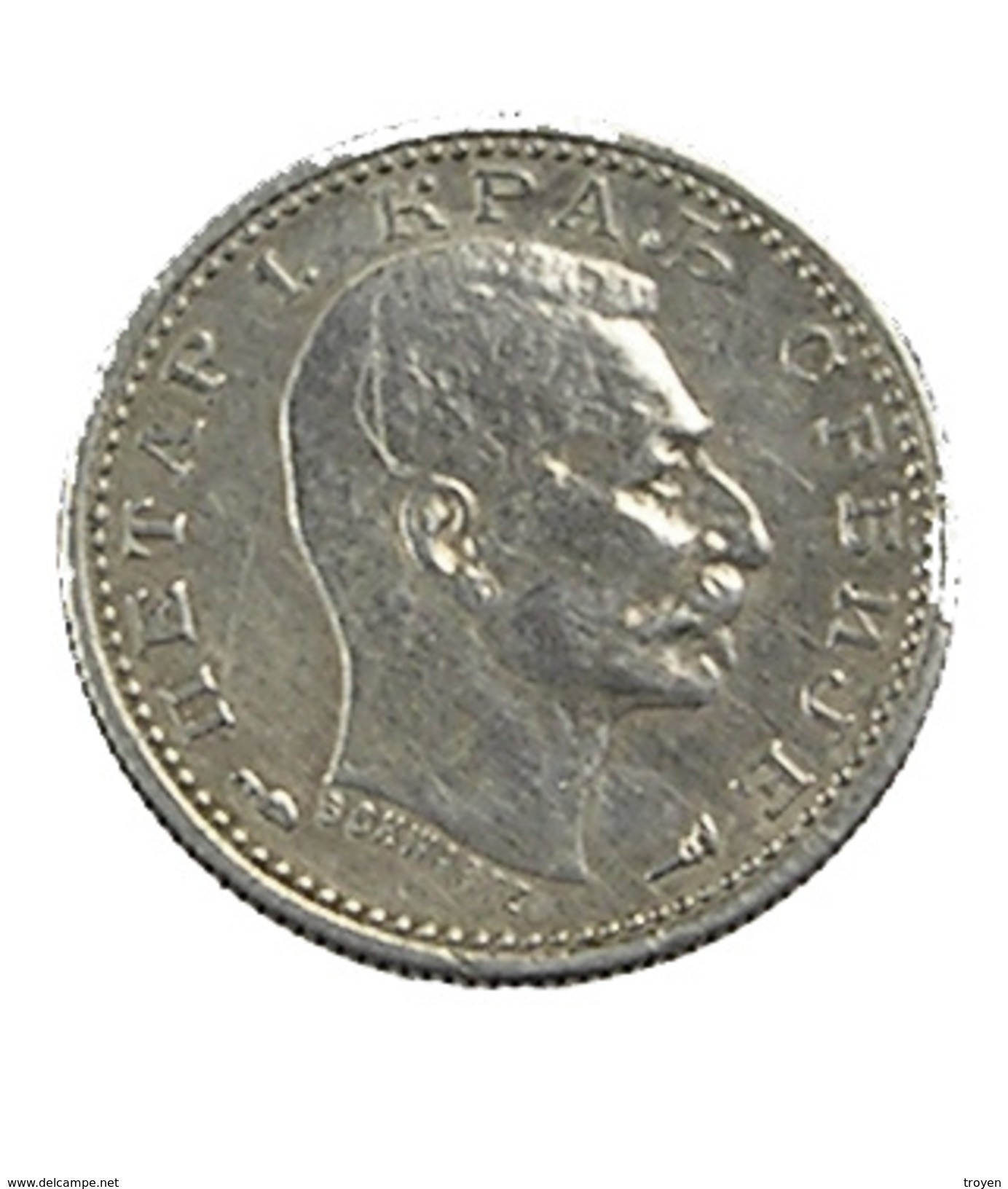 50 Para - Serbie - Argent - 1915 - Sup - - Serbia