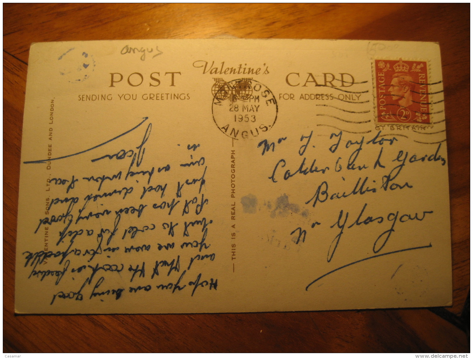 MONTROSE Scurdyness Lighthouse Phare 1953 Cancel Post Card Angus Scotland UK GB - Angus