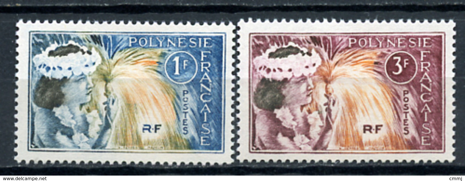 1964 -  POLINESIA FRANCESE - Mi. Nr. 33/34 -  NH - (SAND1176.12) - Nuovi