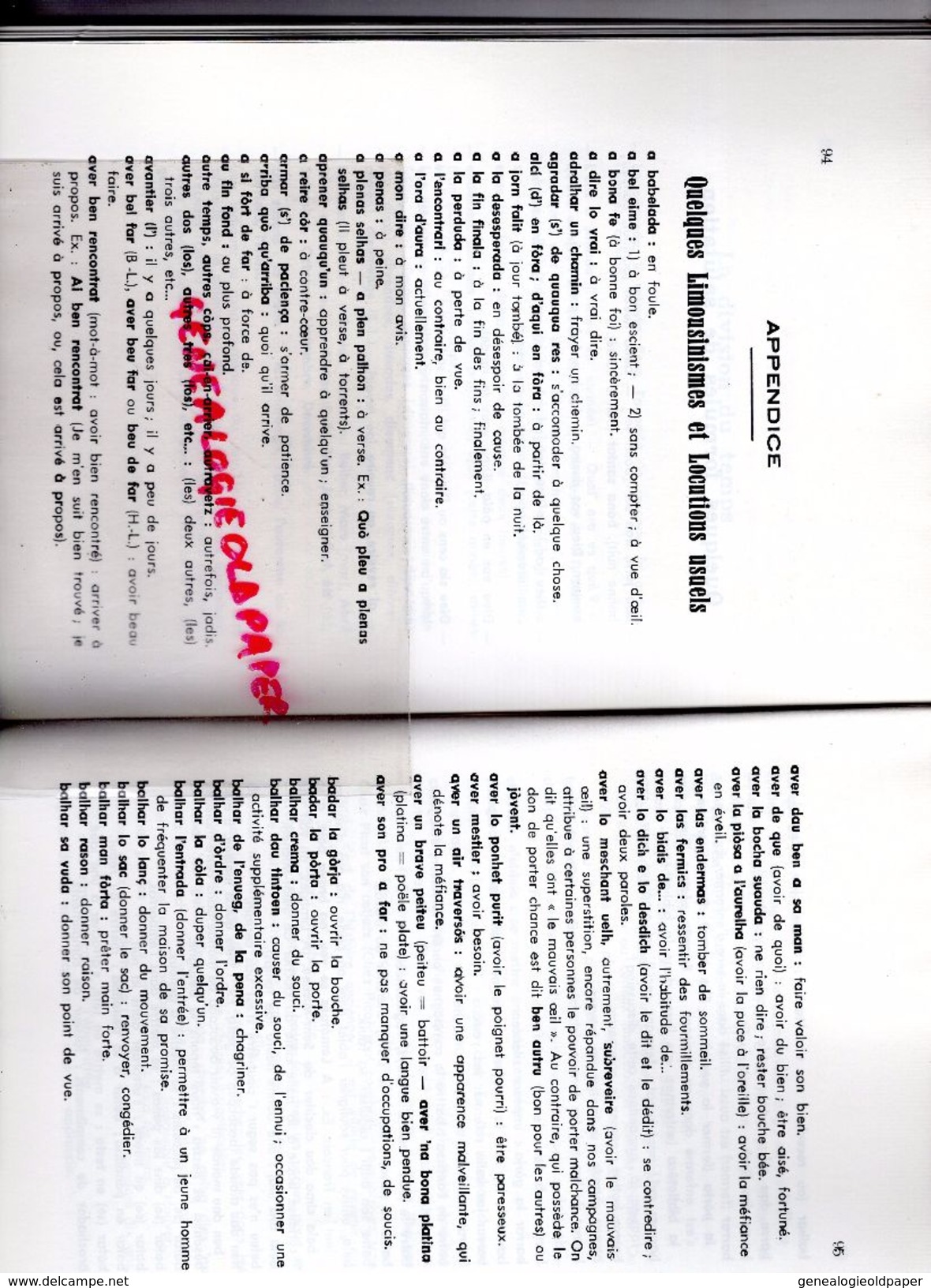 19-87 - 23- GRAMMAIRE LIMOUSINE-MICHEL TINTOU- ROBERT JOUDOUX-LEMOUZI TULLE 1983- JEAN MOUZAT LIMOGES-IMPRIMERIE ORFEUIL - Limousin