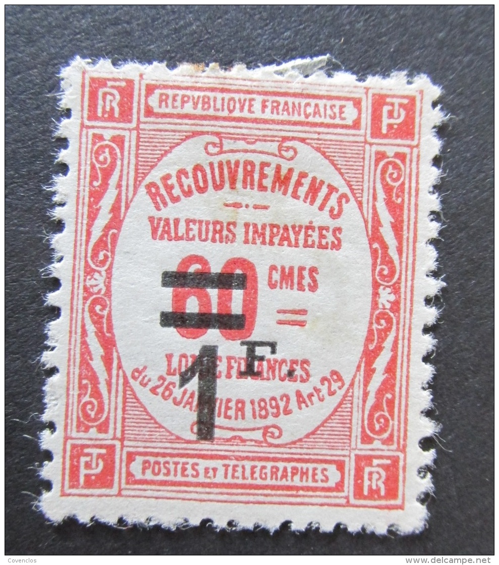 Timbre-taxe  N° 53 Neuf *    Cote: 23.00 &euro; - 1859-1959 Mint/hinged