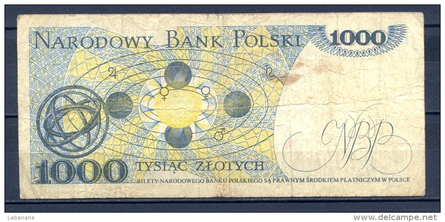 459-Pologne Billet De 1000 Zlotych 1979 BY561 - Poland