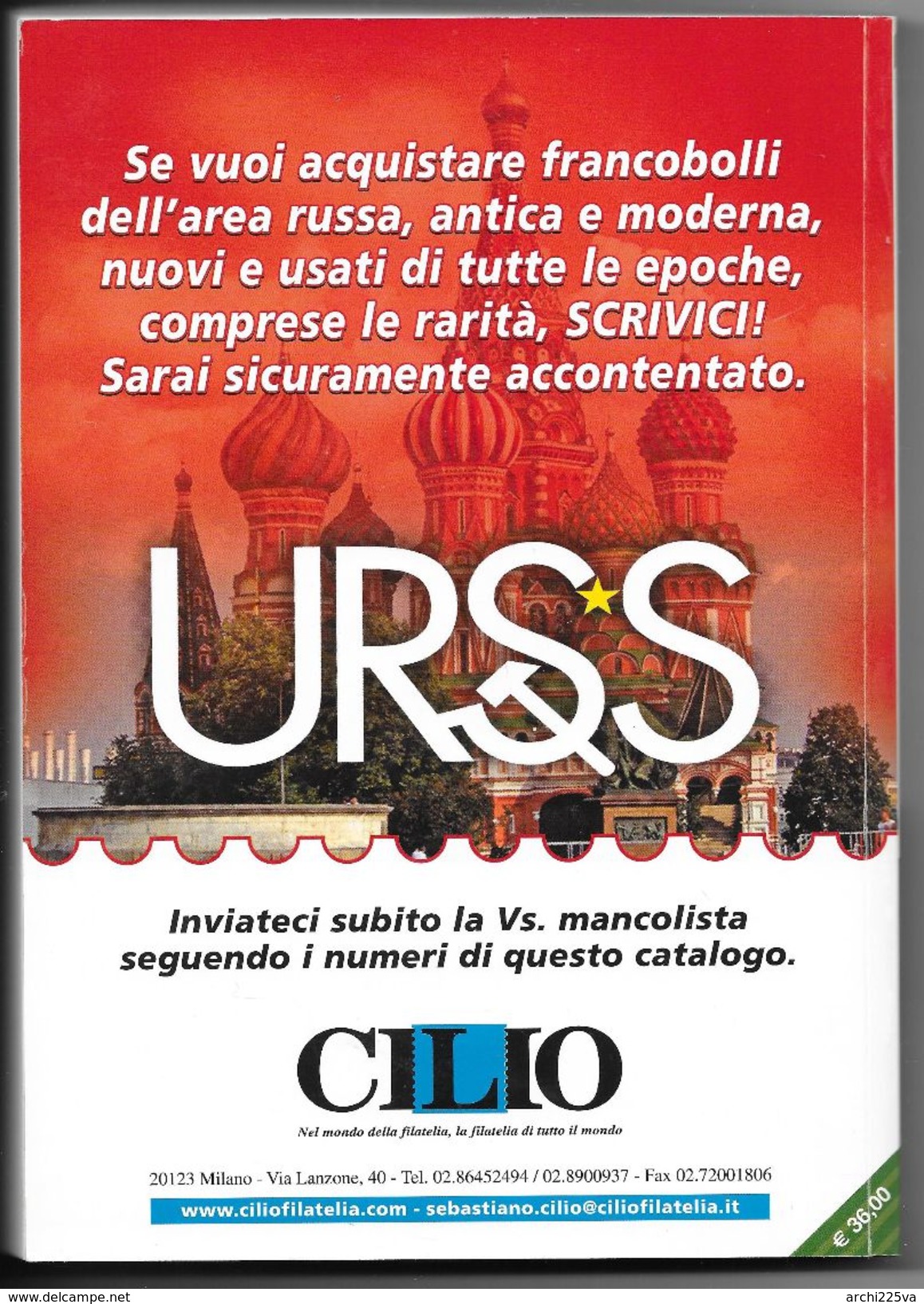 Catalogo UNIFICATO EUROPA Volume 8 - 2014 /15 - USATO (prezzi Segnati), In Buono Stato - RUSSIA - U.R.S.S. - CSI - Italia