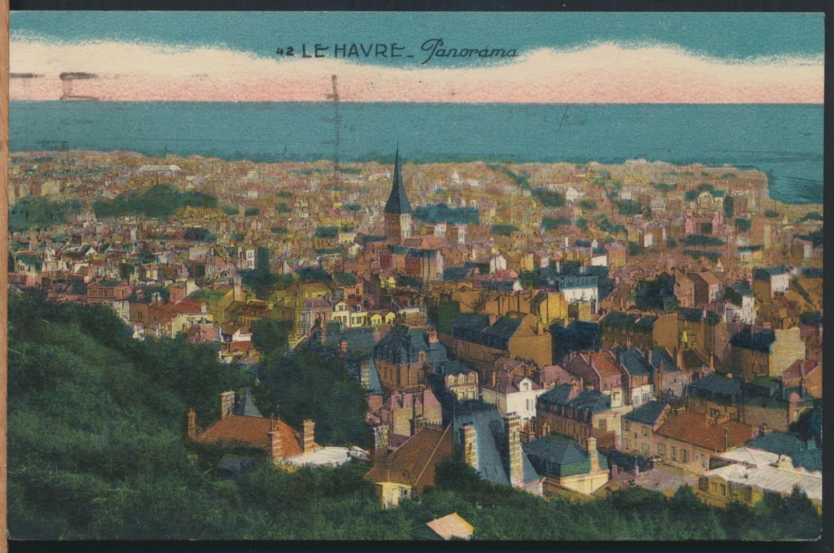 °°° 7324 - FRANCE - 76 - LE HAVRE - PANORAMA - 1937 With Stamps °°° - Non Classés