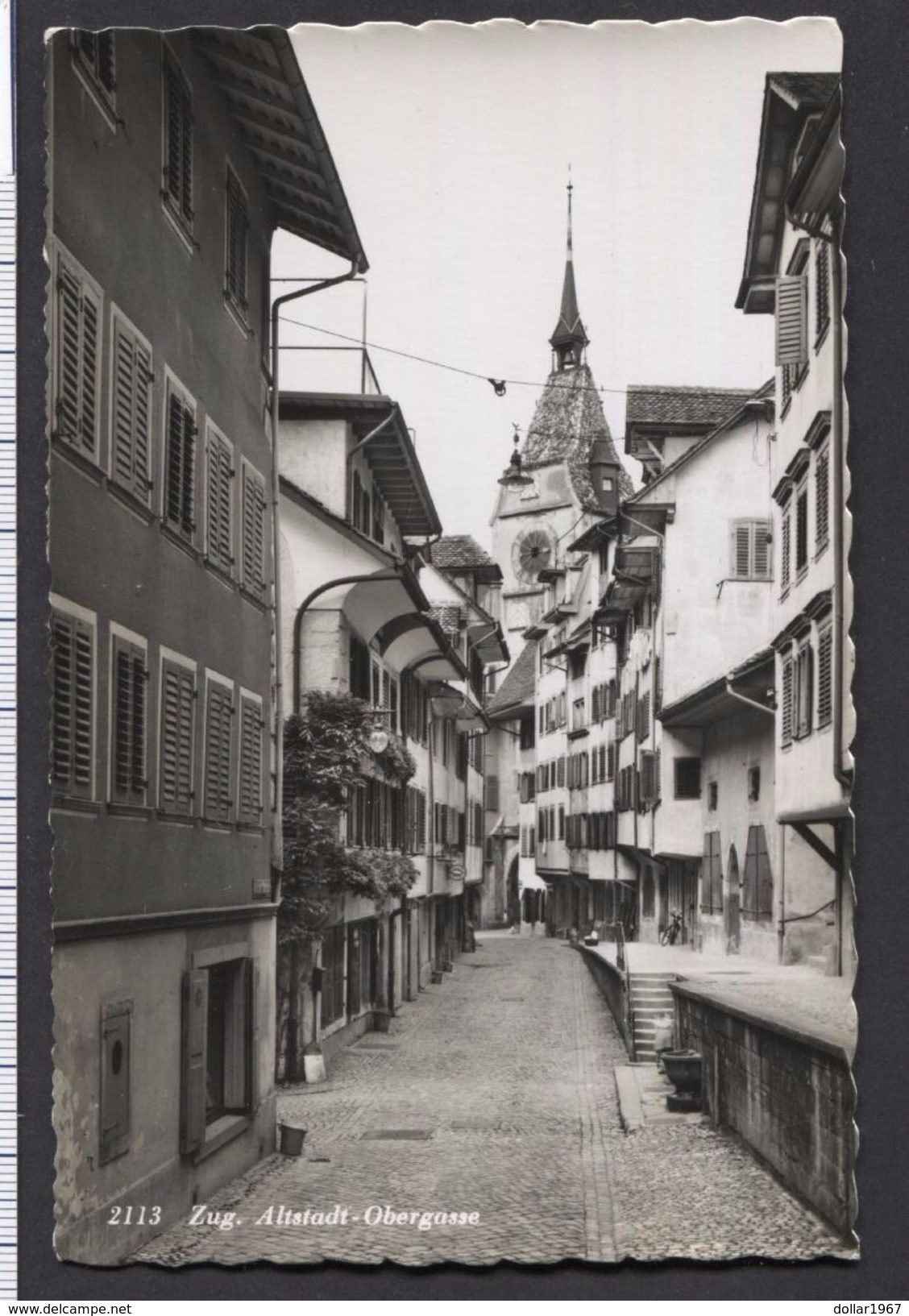 Zwitserland 316 Zug Altstadt-Obergasse + 1955  -  NOT Used   - See The 2  Scans For Condition( Original - Zoug