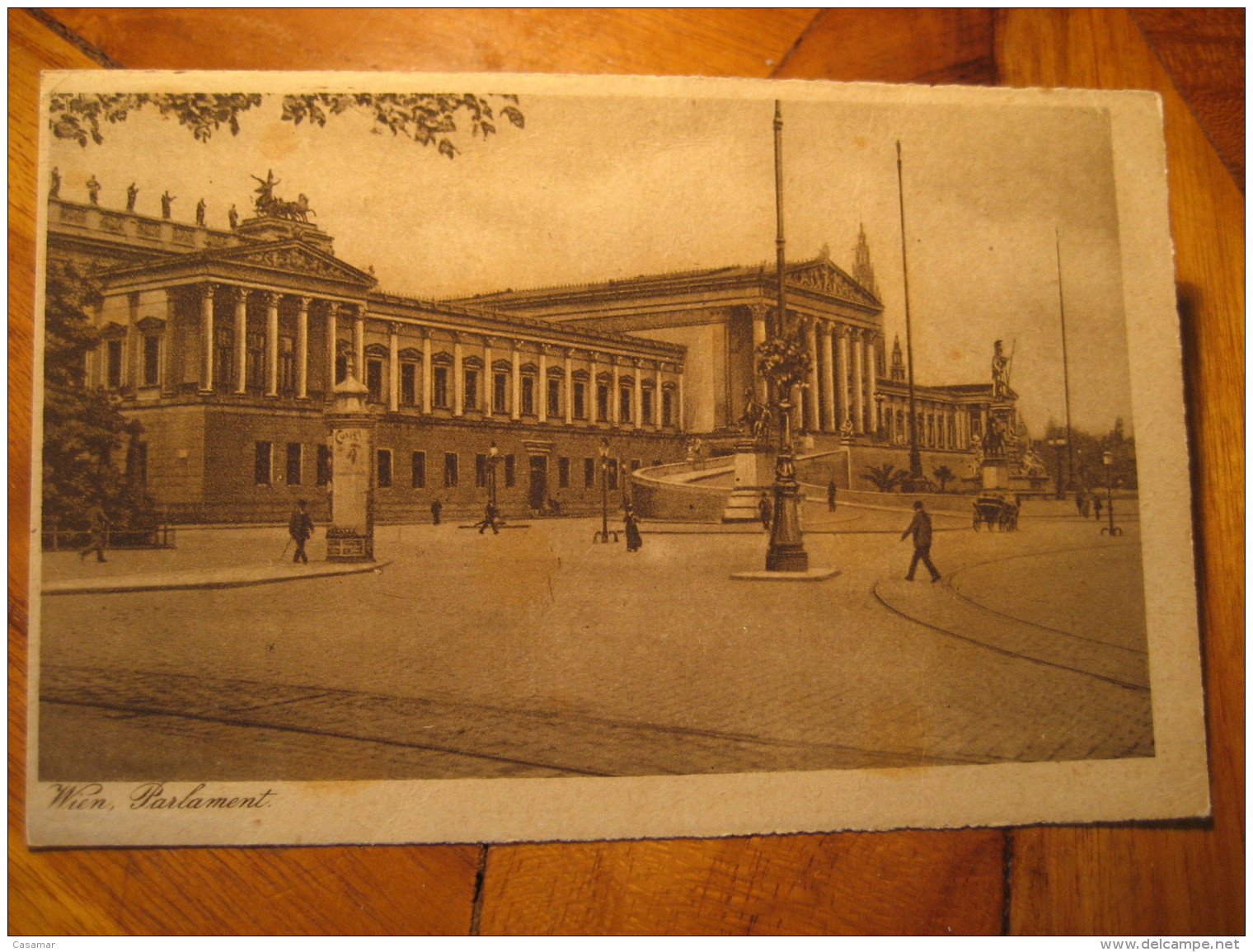 Wien Vienna Parlament Post Card AUSTRIA - Altri & Non Classificati