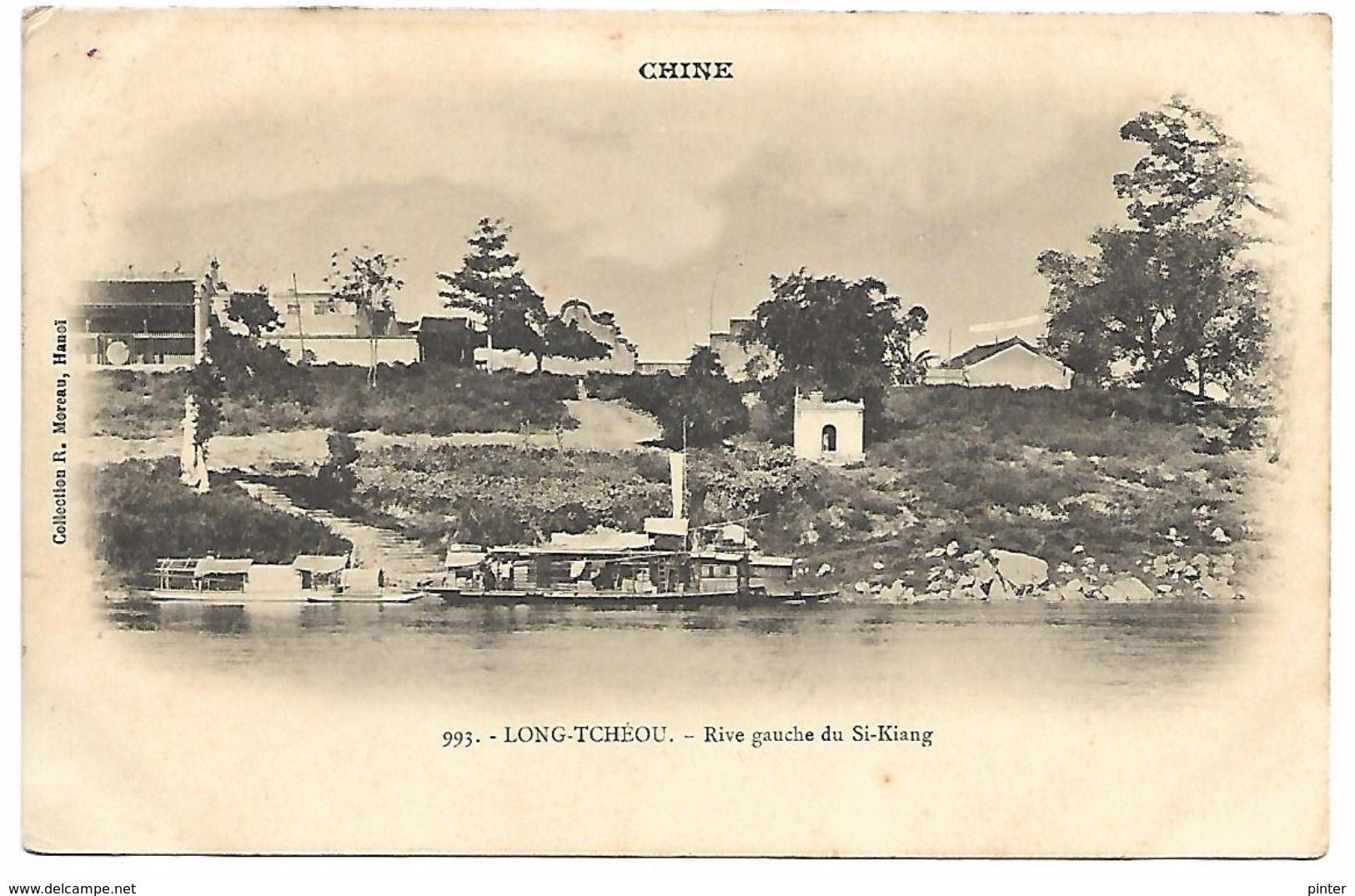 CHINE - LONG-TCHEOU - Rive Gauche Du Si-Kiang - Chine