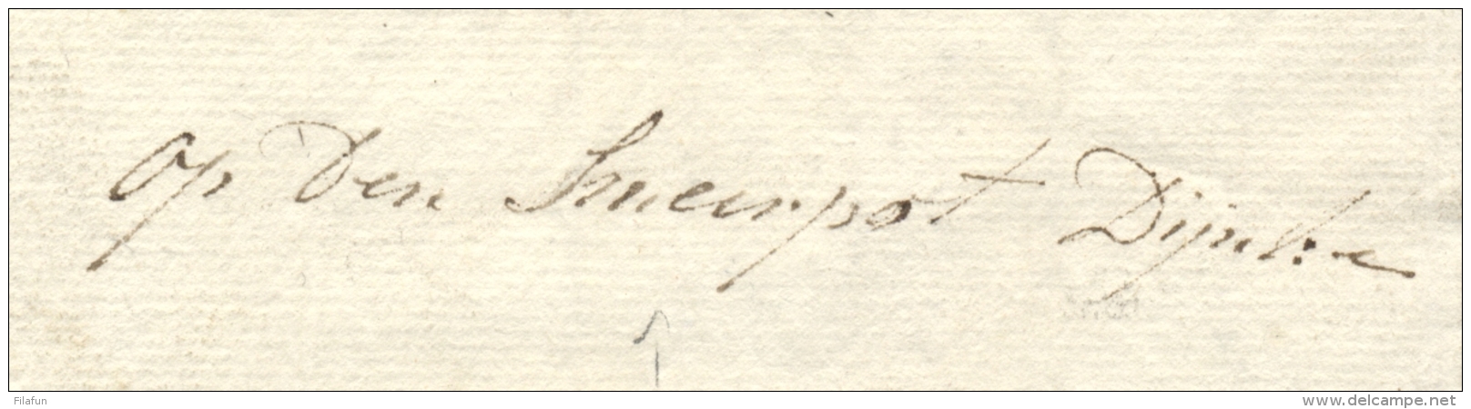 Nederland - 1823 - Complete Vouwbrief Van 93 GEERTRUIDENBERG Naar Heusden - ...-1852 Voorlopers