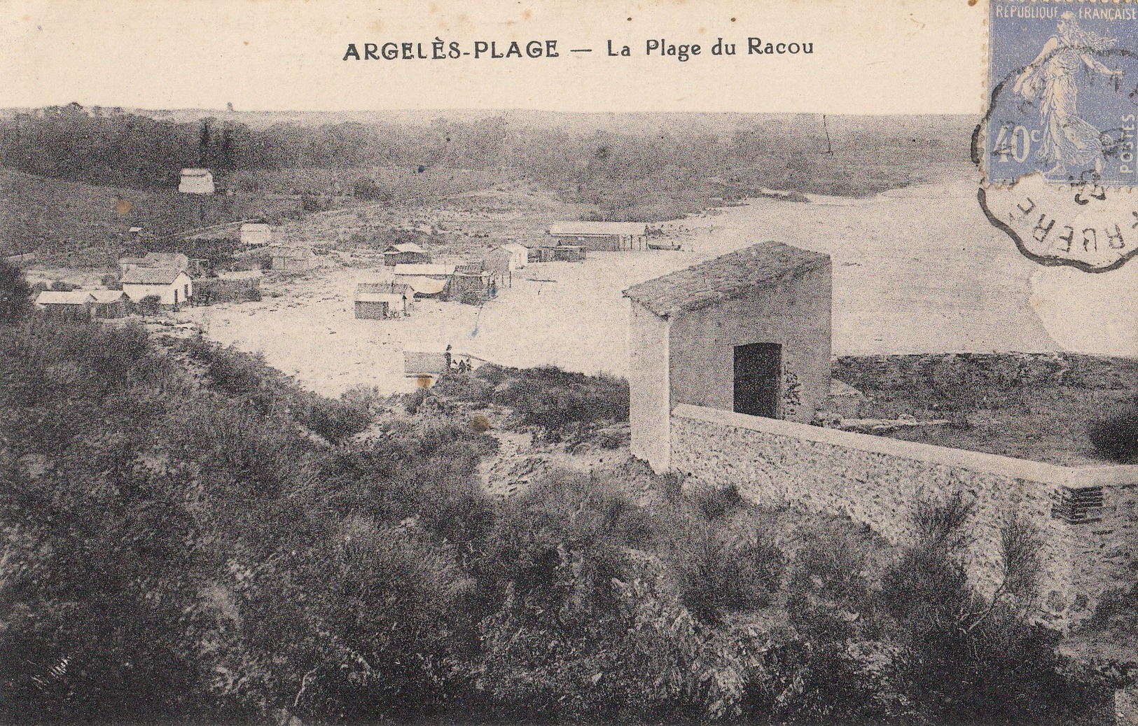 CARTE POSTALE D' ARGELES SUR MER / ARGELES PLAGE - Argeles Sur Mer