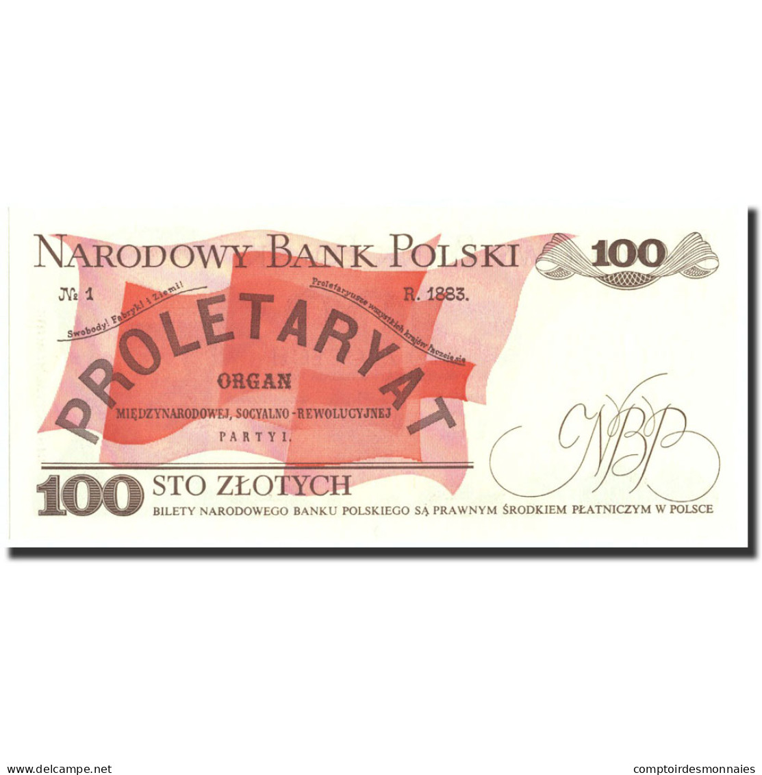 Billet, Pologne, 100 Zlotych, 1988, 1988-05-01, KM:143a, SPL - Pologne