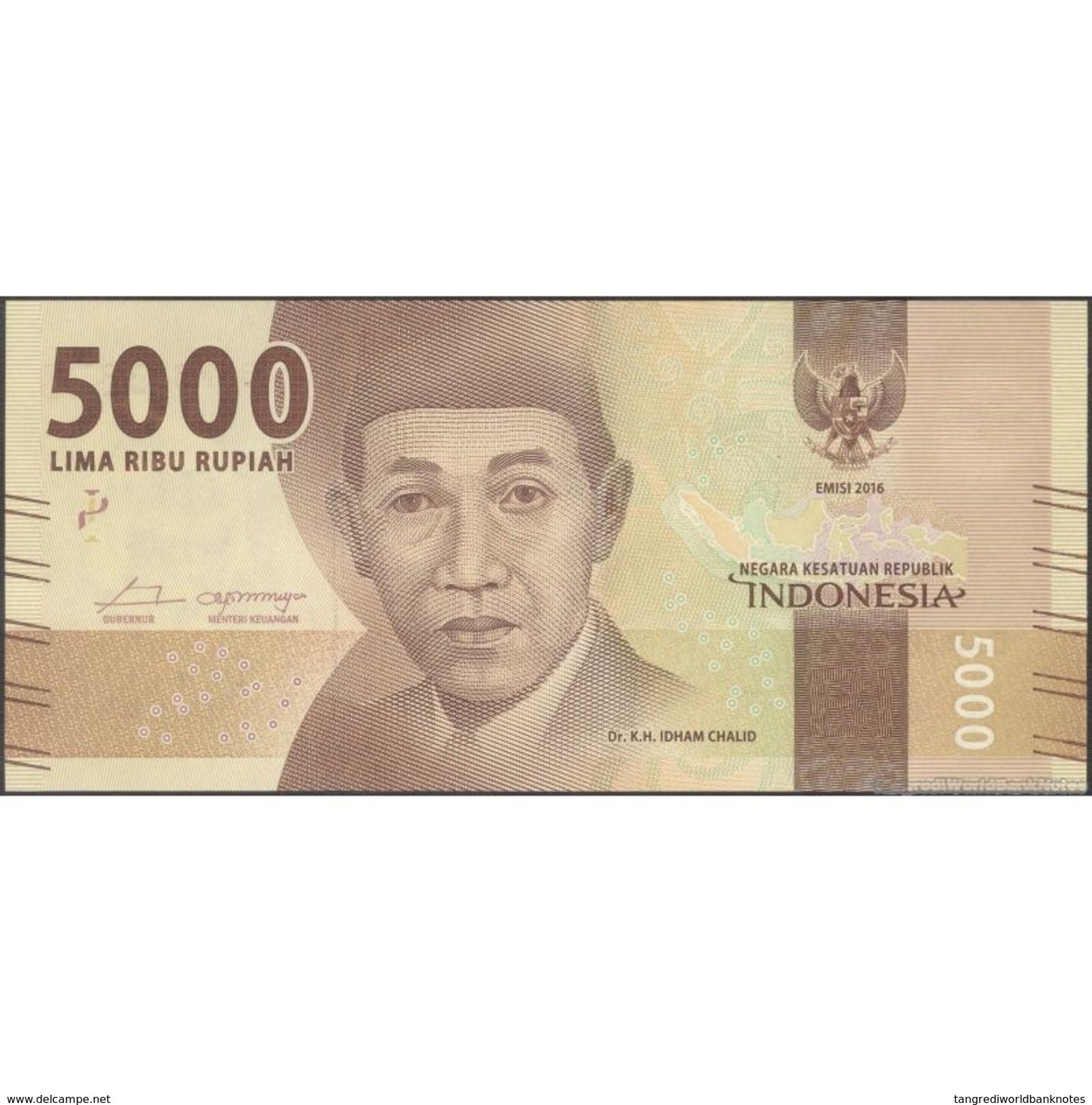 TWN - INDONESIA NEW - 5000 5.000 Rupiah 2016 Various Prefixes UNC - Indonesia