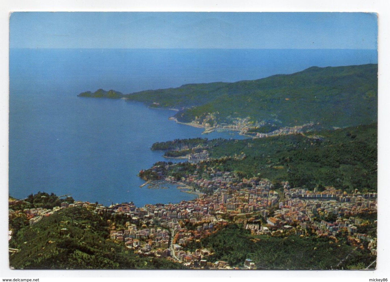 Italie--RAPALLO  E S.MARGHERITA--1977--Vue Panoramique Aérienne   --timbres-cachet - Other & Unclassified